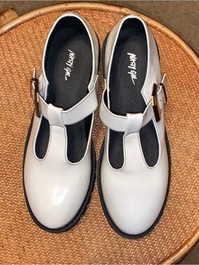 Nasty Gal white Mary Jane shoes | 8